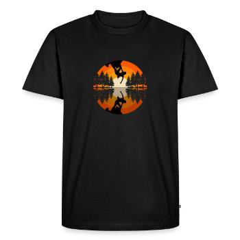 Climbing Mountaineering Climbers - Men's Premium Organic T-Shirt - black - Front - Nico (187cm)