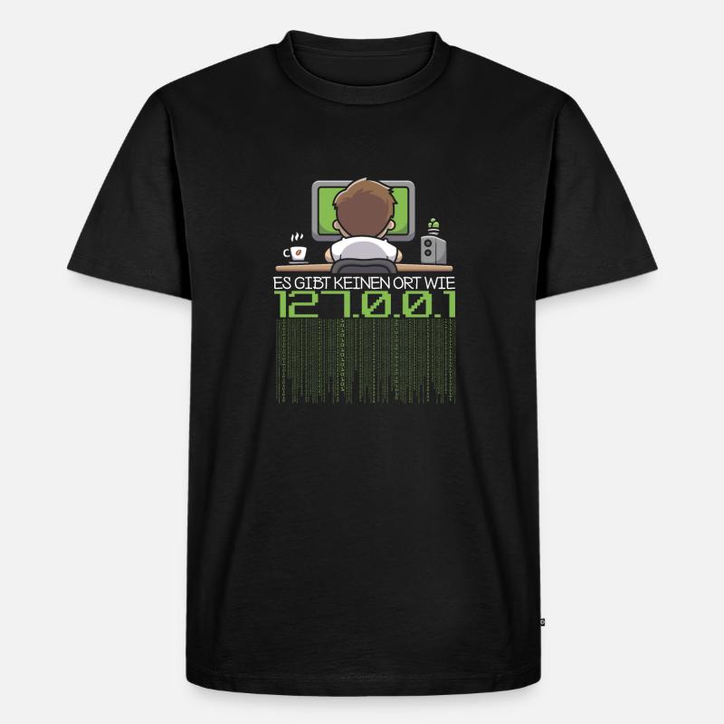Programmeur Coder Développeur de logiciels - T-shirt Premium bio Homme - noir
