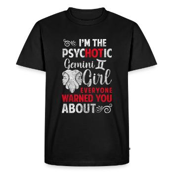 Zodiaque Anniversaire du Zodiaque - T-shirt Premium bio Homme - noir - Devant - Nico (187cm)