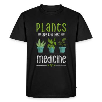 Herbes médicinales guérisseur guérisseur médecin - T-shirt Premium bio Homme - noir - Devant - Nico (187cm)