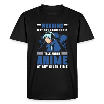 Cosplay Japan Animes Waifu - Men's Premium Organic T-Shirt - black - Front - Nico (187cm)