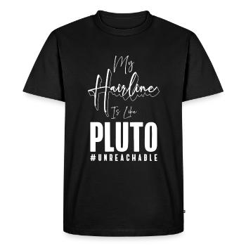 Bald Head Hairless - Men's Premium Organic T-Shirt - black - Front - Nico (187cm)