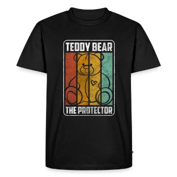 Teddy Bear Offspring Enfance Famille - T-shirt Premium bio Homme - noir - Devant - Nico (187cm)