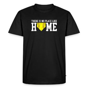 Il n'y a pas de meilleur endroit que Home Girls Softbal - T-shirt Premium bio Homme - noir - Devant - Nico (187cm)