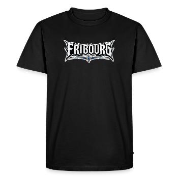Conception de Fribourg - T-shirt Premium bio Homme - noir - Devant - Nico (187cm)