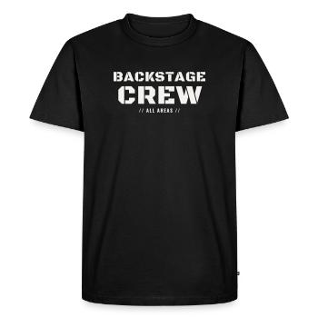 Équipe de Backstage Événement de l’équipe de concert All Areas - T-shirt Premium bio Homme - noir - Devant - Nico (187cm)