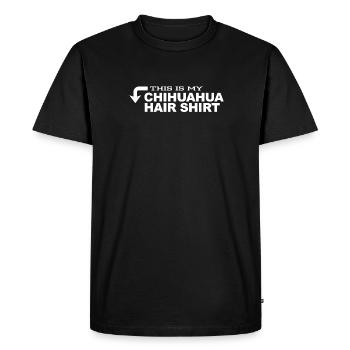 Chihuahua Dog Hair Shirt Mistress Gift Idea - Men's Premium Organic T-Shirt - black - Front - Nico (187cm)