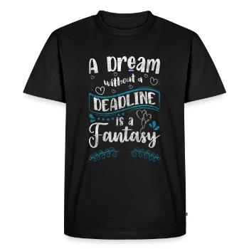 Fantaisie, Rêves, Créatures Mythiques, Baguette - T-shirt Premium bio Homme - noir - Devant - Nico (187cm)