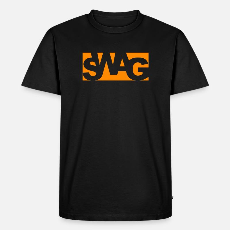 SWAG - Männer Premium Bio T-Shirt - Schwarz