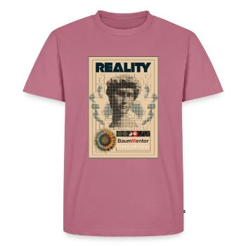 Photo de TreeMentor - T-shirt Premium bio Homme - mauve - Devant - Nico (187cm)