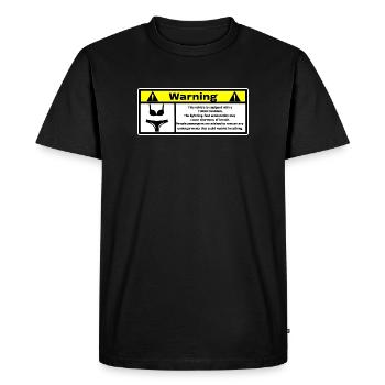 Avertissement Automobile  - T-shirt Premium bio Homme - noir - Devant - Nico (187cm)