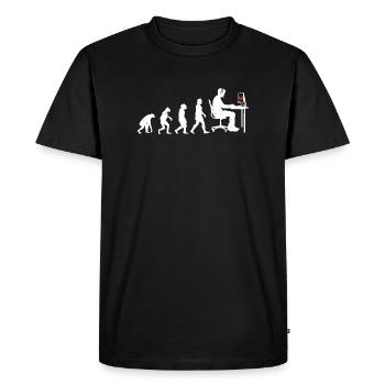 Gamer Jeu Vidéo Blueberry Vintage Gaming - T-shirt Premium bio Homme - noir - Devant - Nico (187cm)