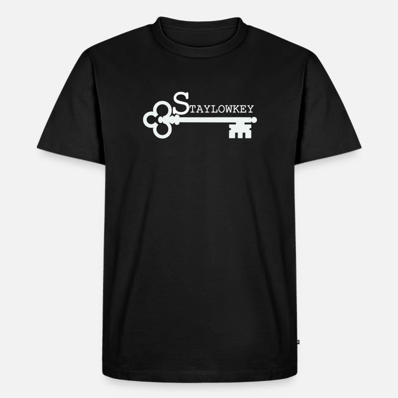 Reste une illustration discrète - T-shirt Premium bio Homme - noir
