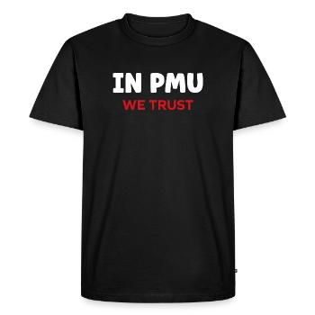 pmu - T-shirt Premium bio Homme - noir - Devant - Nico (187cm)