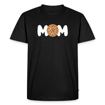 Maman Pizza Lover, cadeau de nourriture drôle pour elle - T-shirt Premium bio Homme - noir - Devant - Nico (187cm)
