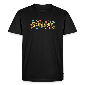 L’été comme l’été - T-shirt Premium bio Homme - noir - Devant - Nico (187cm)