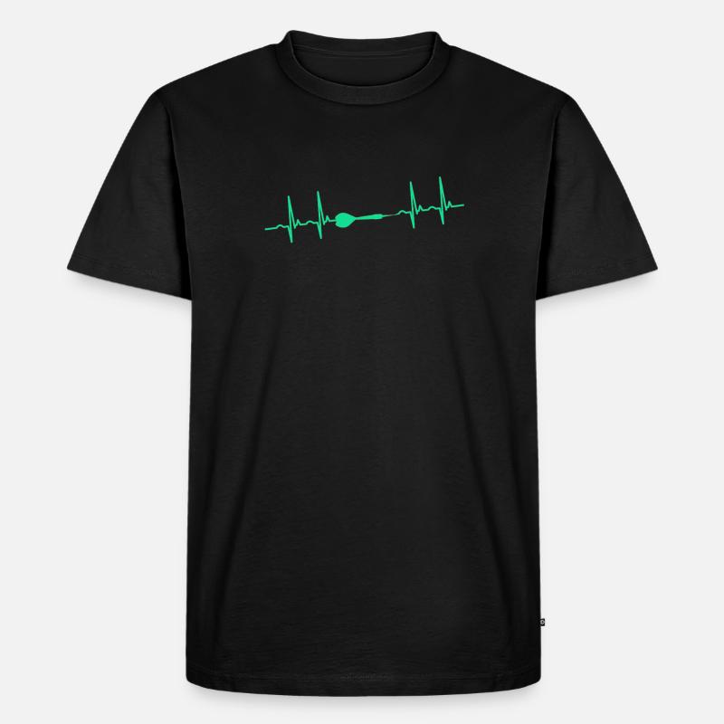 Dart Darter Darten - Männer Premium Bio T-Shirt - Schwarz