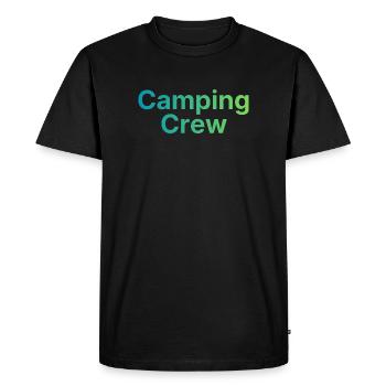 Équipe de camping - T-shirt Premium bio Homme - noir - Devant - Nico (187cm)