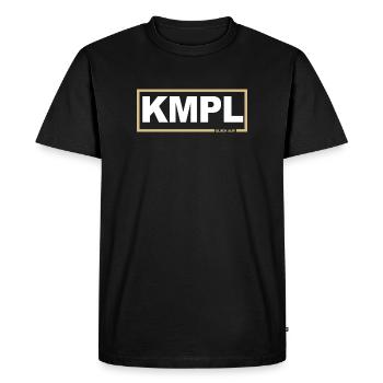 KMPL - Mon pote gold - T-shirt Premium bio Homme - noir - Devant - Nico (187cm)