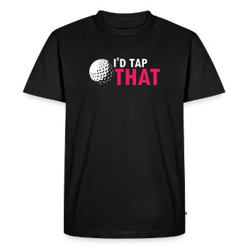 Je tapais cette blague drôle d’humour de golf en disant - T-shirt Premium bio Homme - noir - Devant - Nico (187cm)