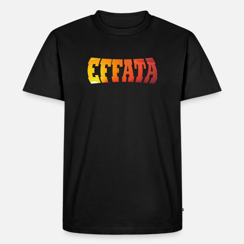 EFFATA - Men's Premium Organic T-Shirt - black