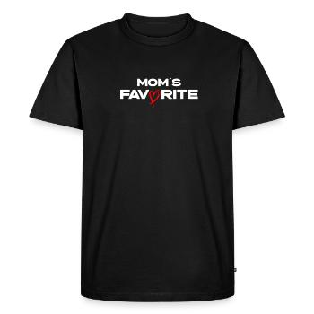 Mamans préférées - T-shirt Premium bio Homme - noir - Devant - Nico (187cm)