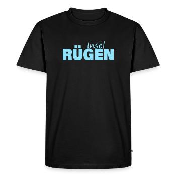 Island of Rügen - Men's Premium Organic T-Shirt - black - Front - Nico (187cm)