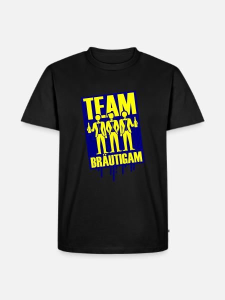 Team Groom Bachelor Wedding - Men's Premium Organic T-Shirt - black