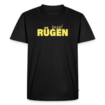Island of Rügen - Men's Premium Organic T-Shirt - black - Front - Nico (187cm)