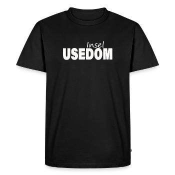 Utilisation - T-shirt Premium bio Homme - noir - Devant - Nico (187cm)