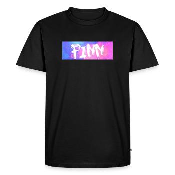 Finn : Neon Graffiti Galaxy - T-shirt Premium bio Homme - noir - Devant - Nico (187cm)