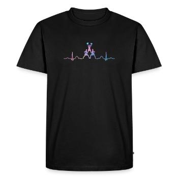 Cheerleader Cheer Mom Cheerleading - Men's Premium Organic T-Shirt - black - Front - Nico (187cm)