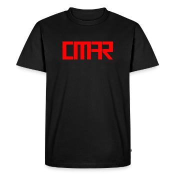 Omar First Name Font Arabic Name Gift Idea - Men's Premium Organic T-Shirt - black - Front - Nico (187cm)