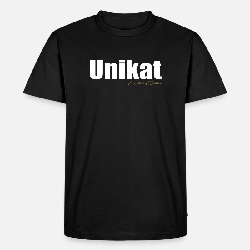 Unikat - Männer Premium Bio T-Shirt - Schwarz