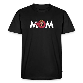 Conception d’autonomisation de maman super-héroïne - T-shirt Premium bio Homme - noir - Devant - Nico (187cm)