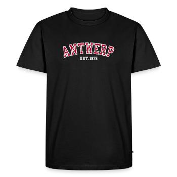 Anvers Est. 1975 - T-shirt Premium bio Homme - noir - Devant - Nico (187cm)