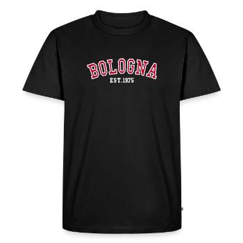 Bologne Est. 1975 - T-shirt Premium bio Homme - noir - Devant - Nico (187cm)