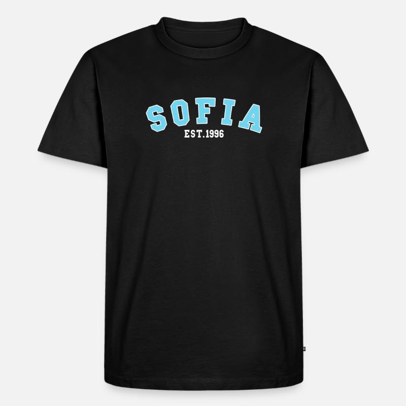 Sofia gegründet 1996 - Männer Premium Bio T-Shirt - Schwarz