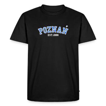 Poznań Fondé en 2006 - T-shirt Premium bio Homme - noir - Devant - Nico (187cm)