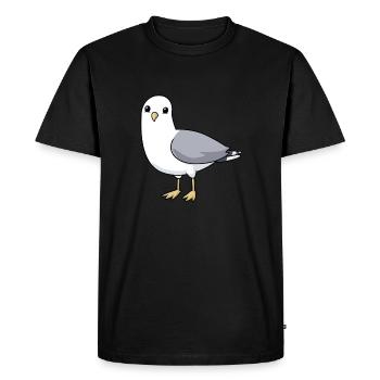 BD Möwe Gull - T-shirt Premium bio Homme - noir - Devant - Nico (187cm)