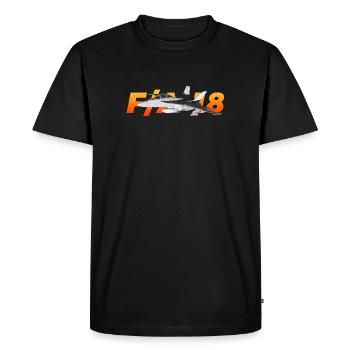 F / A-18 Super Hornet | F 18 | F18 | F / A18 | Frelon - T-shirt Premium bio Homme - noir - Devant - Nico (187cm)