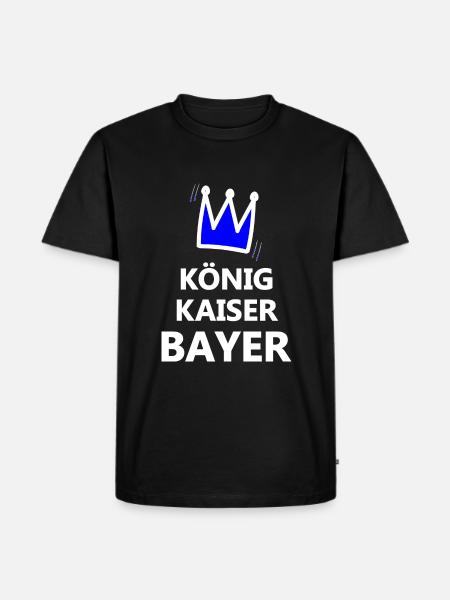 Kaiser aus Bavaria - Männer Premium Bio T-Shirt - Schwarz