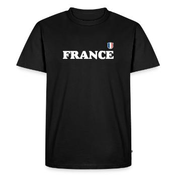 need_image - Men's Premium Organic T-Shirt - black - Front - Nico (187cm)