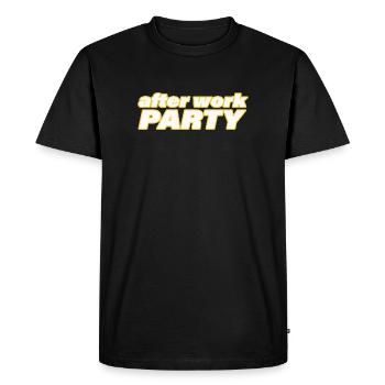 AFTER WORK PARTY - Men's Premium Organic T-Shirt - black - Front - Nico (187cm)