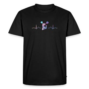 Cheerleader Cheer Mom Cheerleading - Men's Premium Organic T-Shirt - black - Front - Nico (187cm)