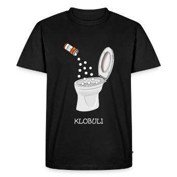 Globuli, Klobuli, médecine homéopathique - T-shirt Premium bio Homme - noir - Devant - Nico (187cm)