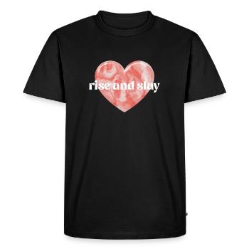 Lever et tuer - T-shirt Premium bio Homme - noir - Devant - Nico (187cm)