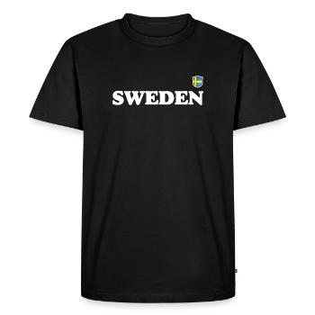 Finland Bold Nordic Typography - Men's Premium Organic T-Shirt - black - Front - Nico (187cm)