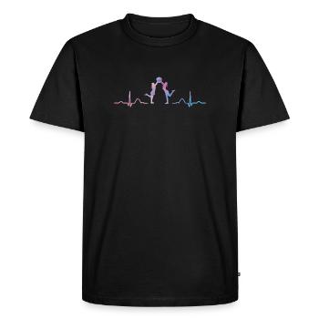 Cheerleader Cheer Mom Cheerleading - Men's Premium Organic T-Shirt - black - Front - Nico (187cm)