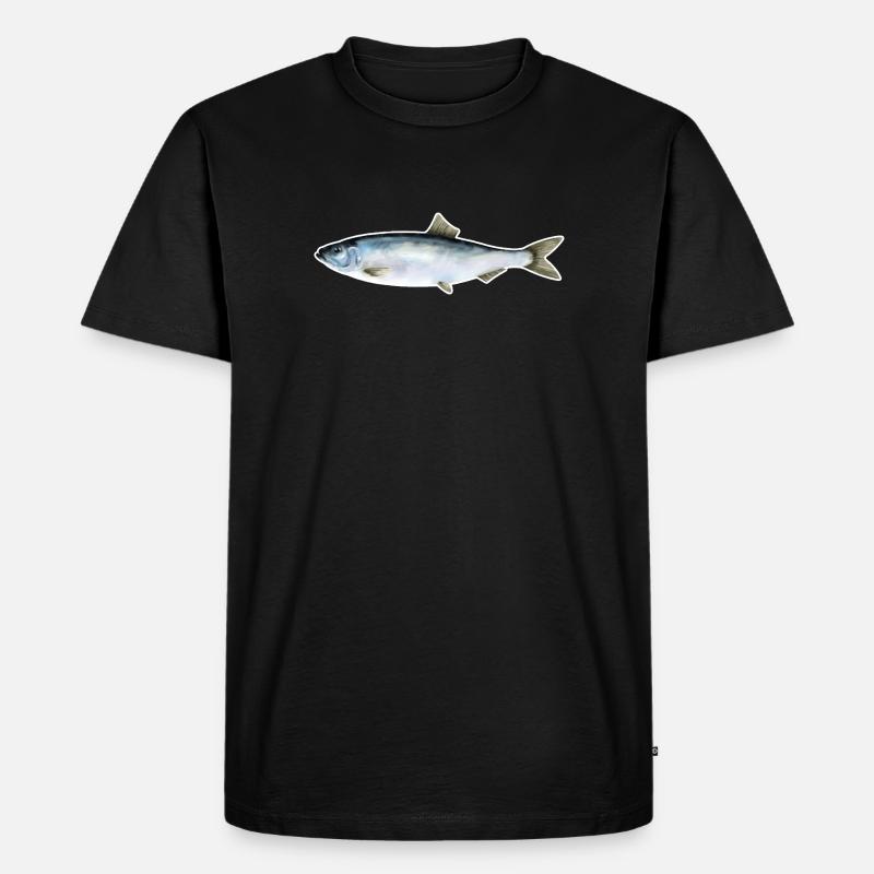 Hering . 1 - Männer Premium Bio T-Shirt - Schwarz